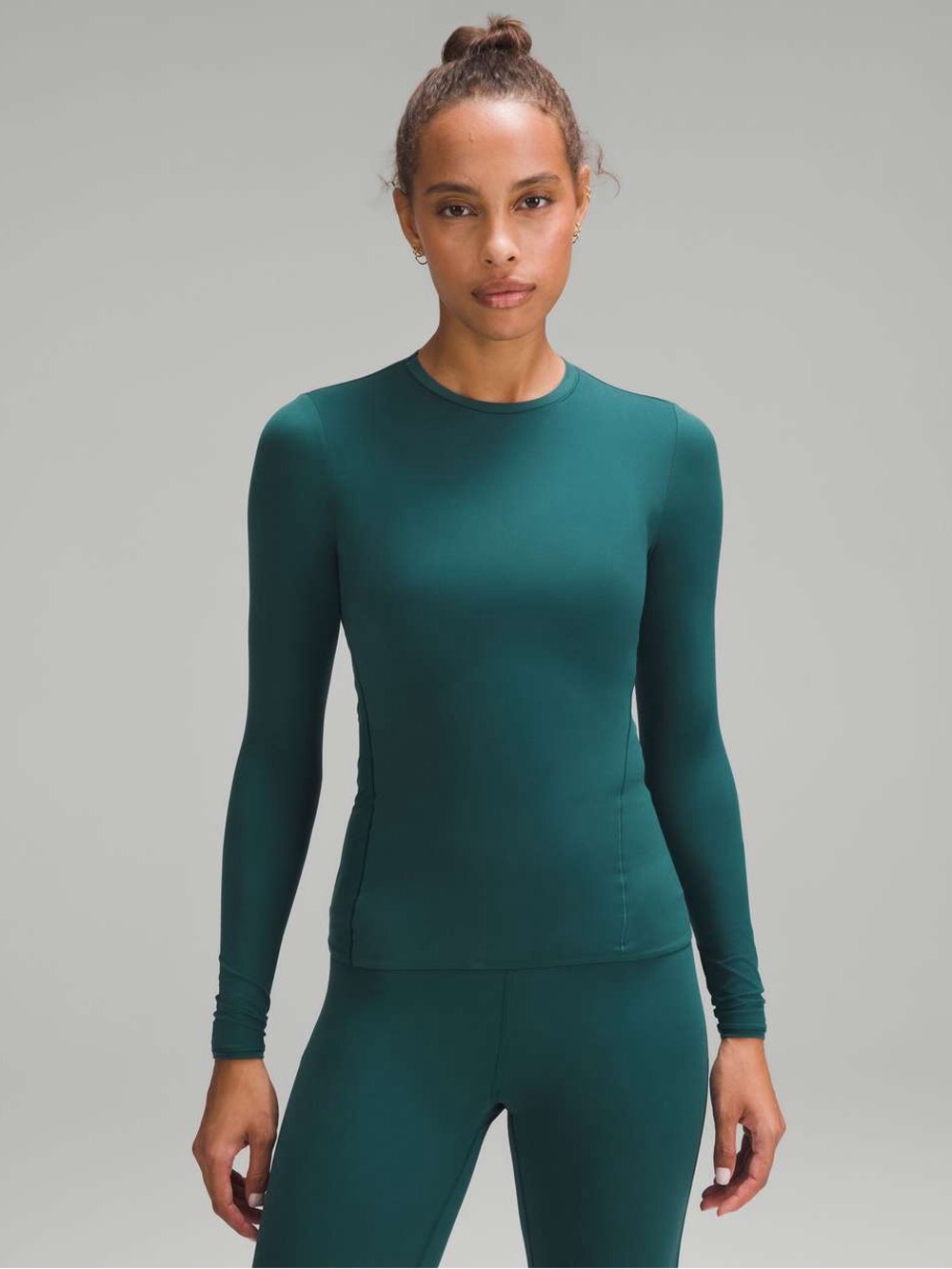Lululemon Wundermost Ultra-Soft Nulu Crewneck Long-Sleeve Shirt
Storm Teal